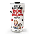 Custom Christmas Birthday Gifts For Dog Mom, Dog Lovers • Of Course I Am - Personalized 3D Inflated Effect Tumbler
