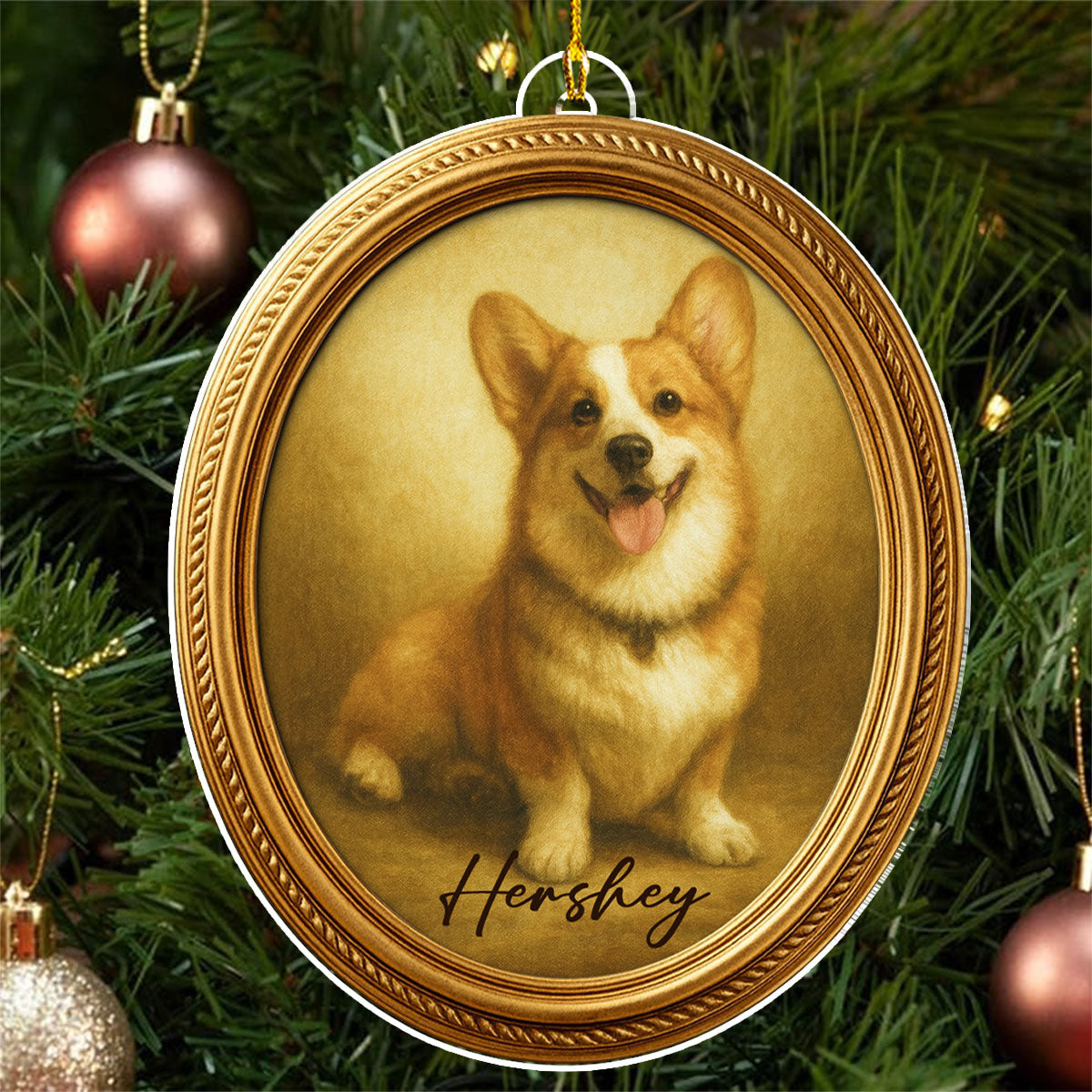 Custom Christmas Memorial Sympathy Gifts For Dogs, Cats • Paws In Heaven - Personalized Acrylic Ornament