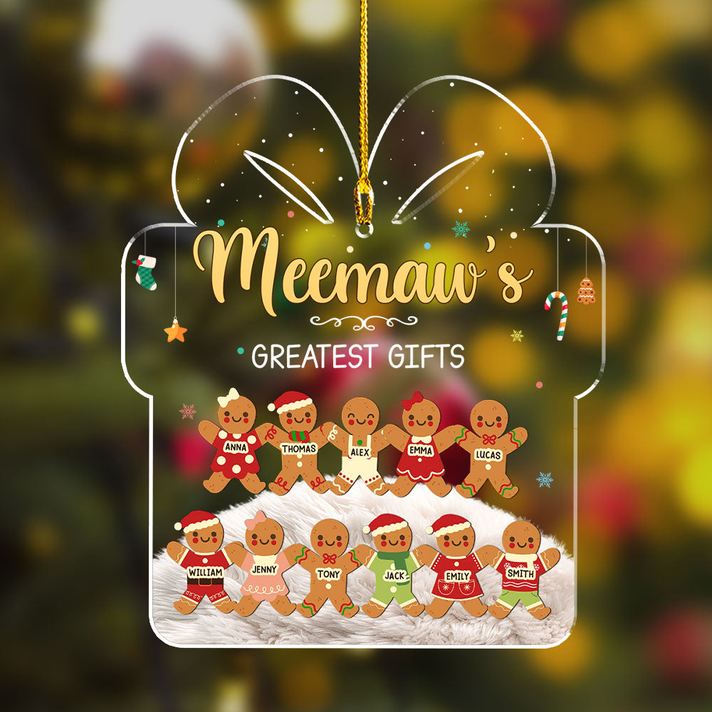 Greatest Gifts - Personalized Acrylic Ornament