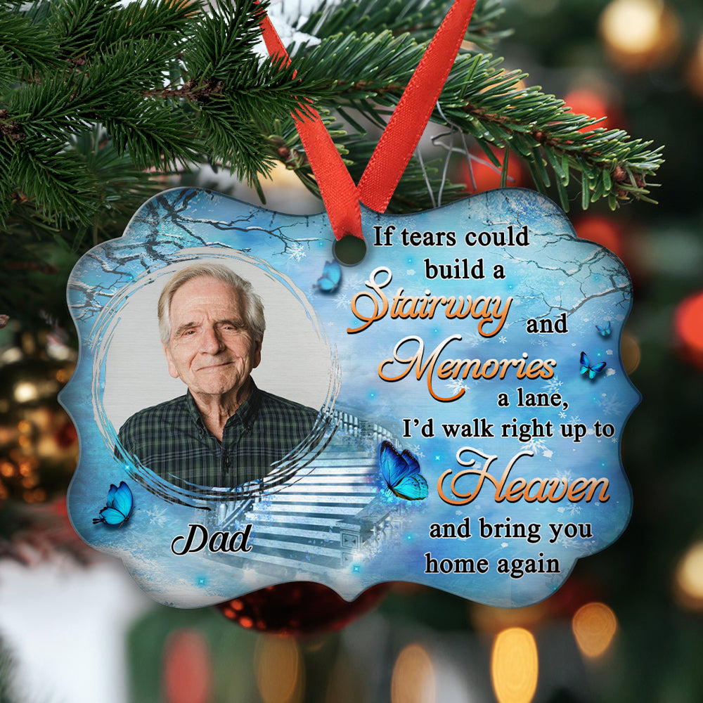 Up To Heaven - Personalized Aluminum Ornament