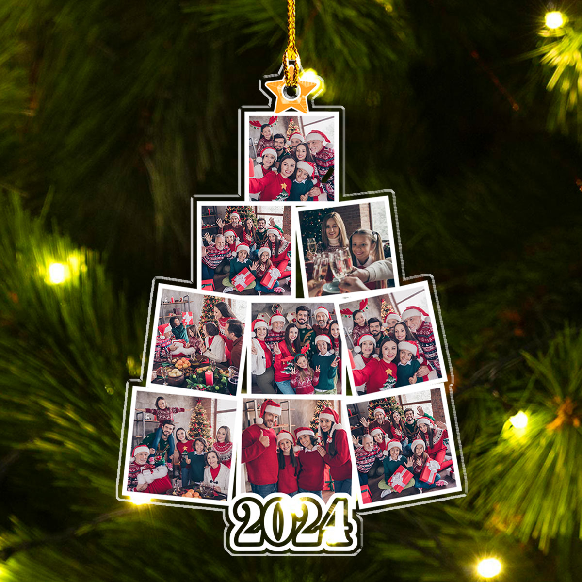 Photo Christmas Tree - Personalized Acrylic Ornament