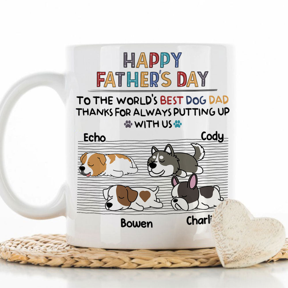 Custom Photo Christmas Birthday Gifts For Dog Lovers • To The Best Dog Mom - Personalized Coffee Mug