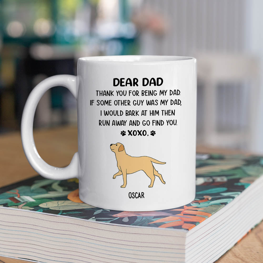 Custom Christmas Birthday Gifts For Dog Lovers • Dear Mom Xoxo - Personalized Coffee Mug