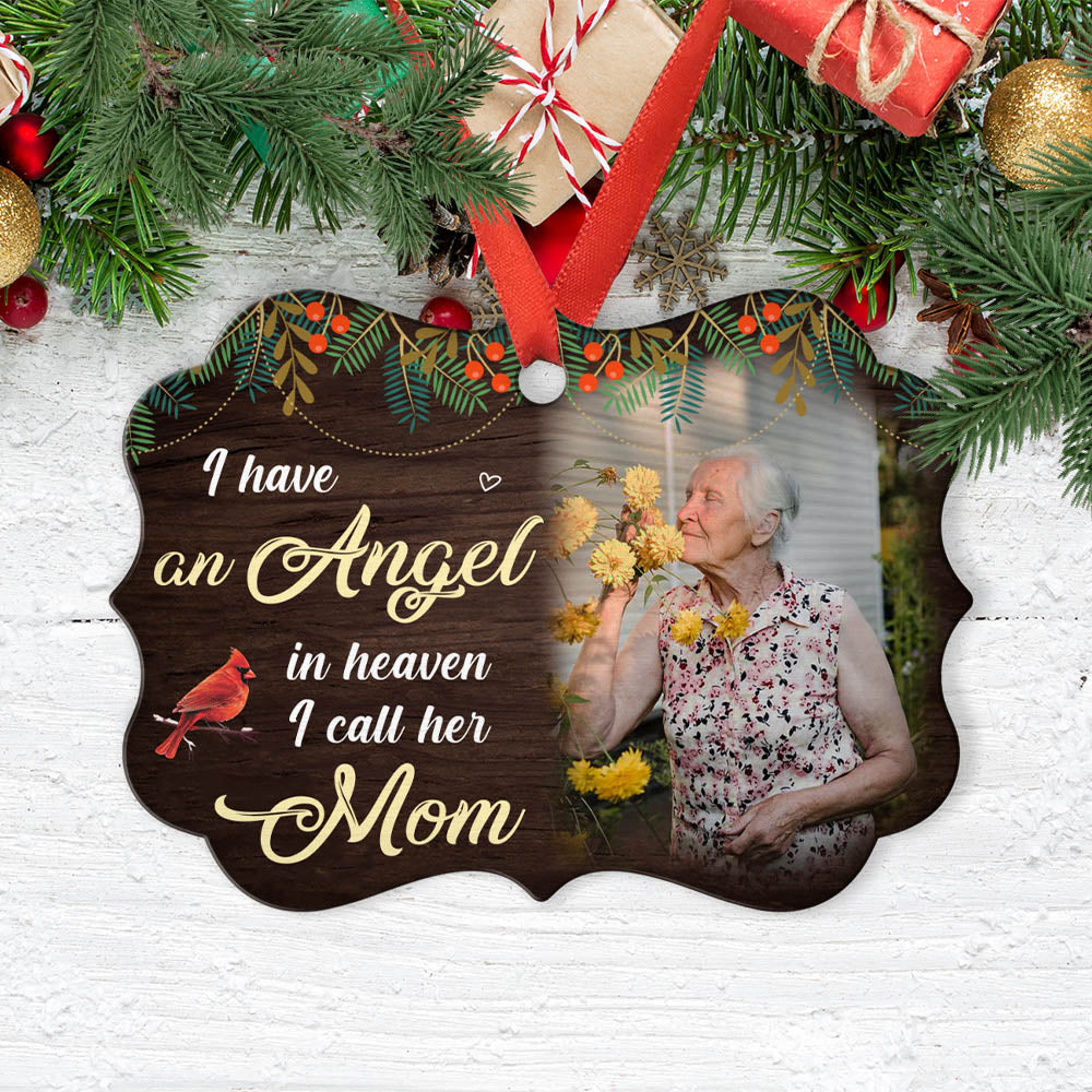 An Angel In Heaven - Personalized Aluminum Ornament