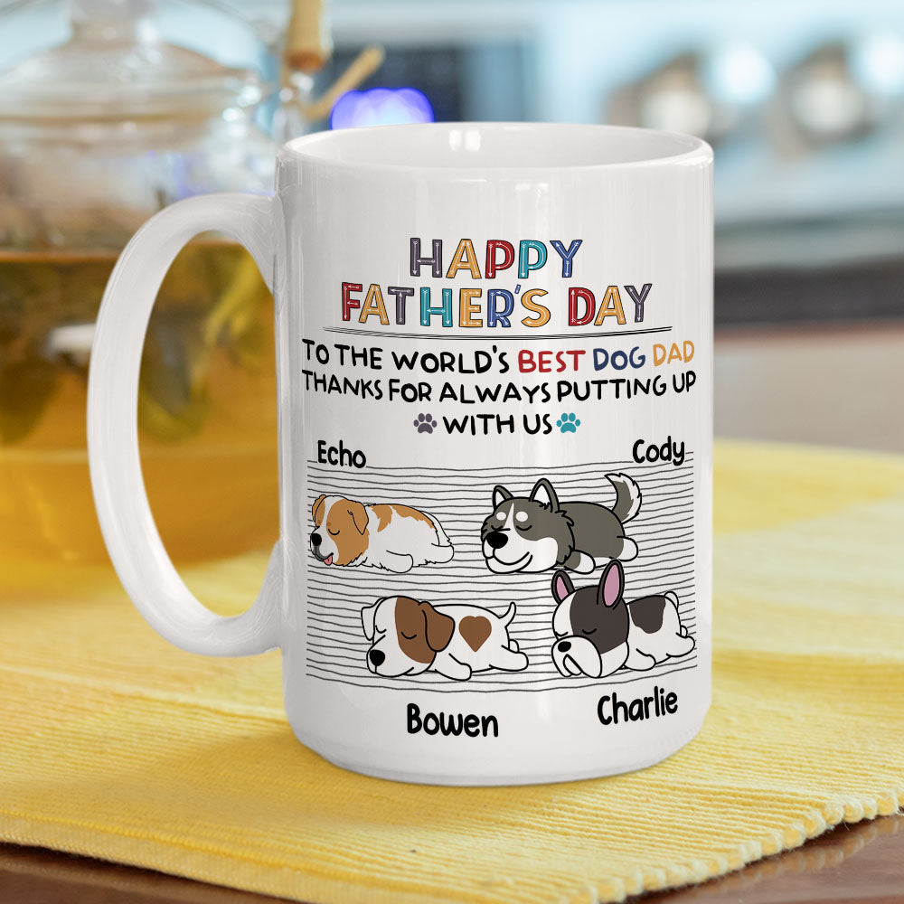 Custom Photo Christmas Birthday Gifts For Dog Lovers • To The Best Dog Mom - Personalized Coffee Mug