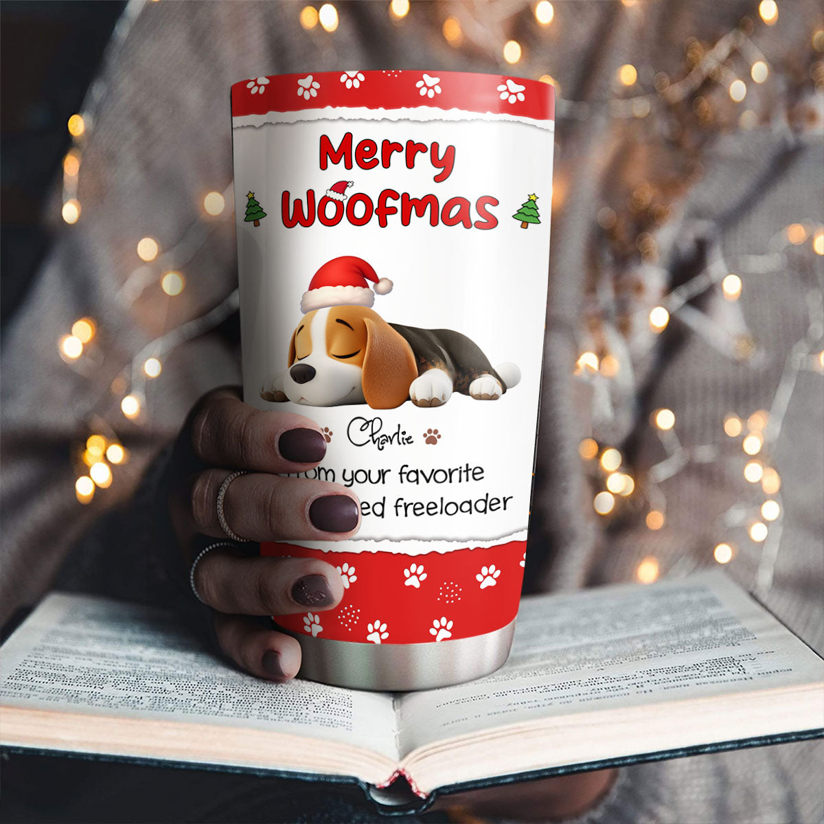 Custom Christmas Birthday Gifts For Dog Lovers • From You Favorite - Personalized Tumbler