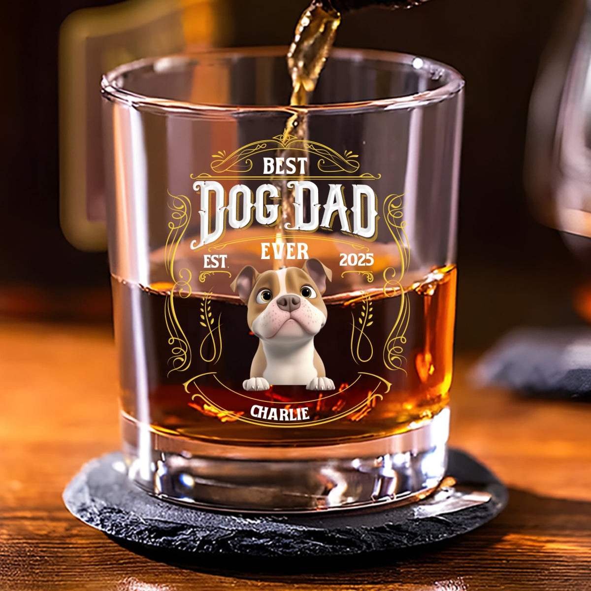 Whiskey Logo - Personalized Whiskey Glass