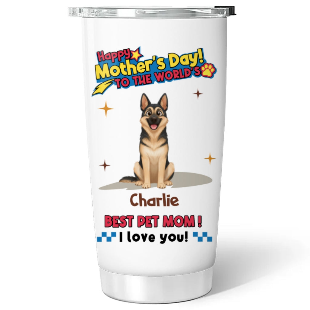 Custom Christmas Birthday Gifts For Cat Lovers • Pet Mom Forever - Personalized Tumbler