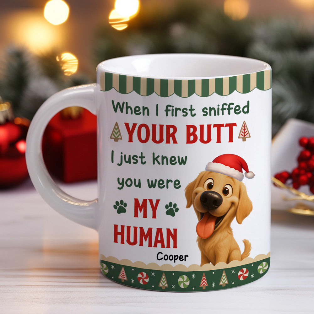Custom Christmas Birthday Gifts For Dog Lovers • I Just Knew - Personalized Coffee Mug
