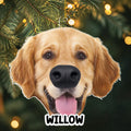 Custom Christmas Decor Home Birthday Gifts For Pet Lovers • Jolly Snoots Photo - Personalized Nose Squishy Ornament