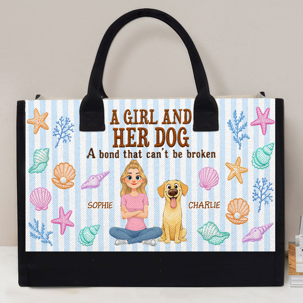 Bonding In Summer - Personalized Canvas Tote Bag