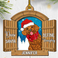The Naughty - Personalized 2-layered Wood Ornament