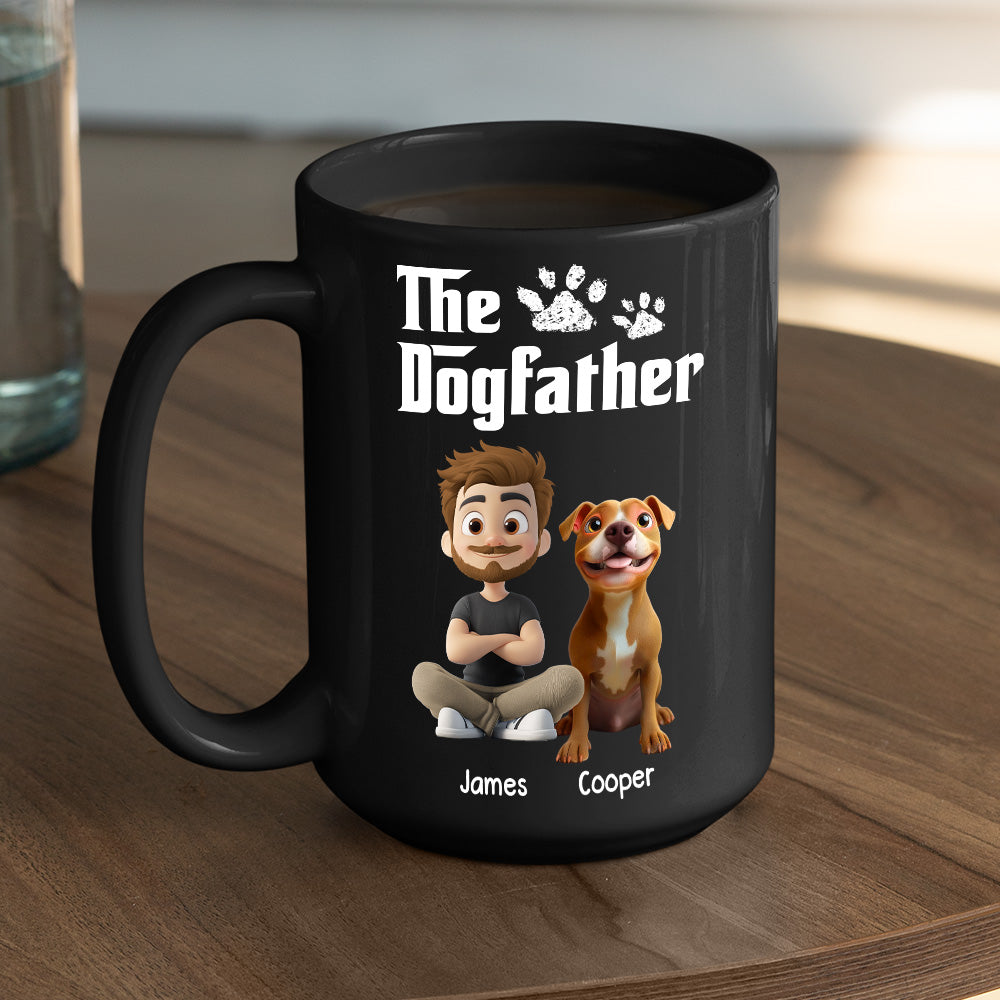 Custom Father's day Birthday Gifts For Cat Dad, Cat Lovers • Cool Pet Father - Personalized Coffee Mug