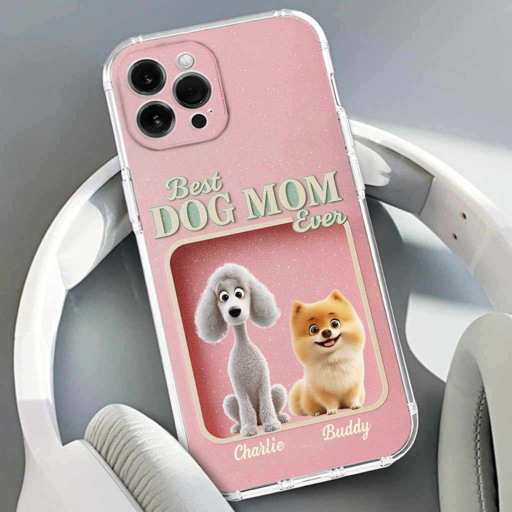 New Lovely Dog Mom - Personalized 3D Effect Phone Case