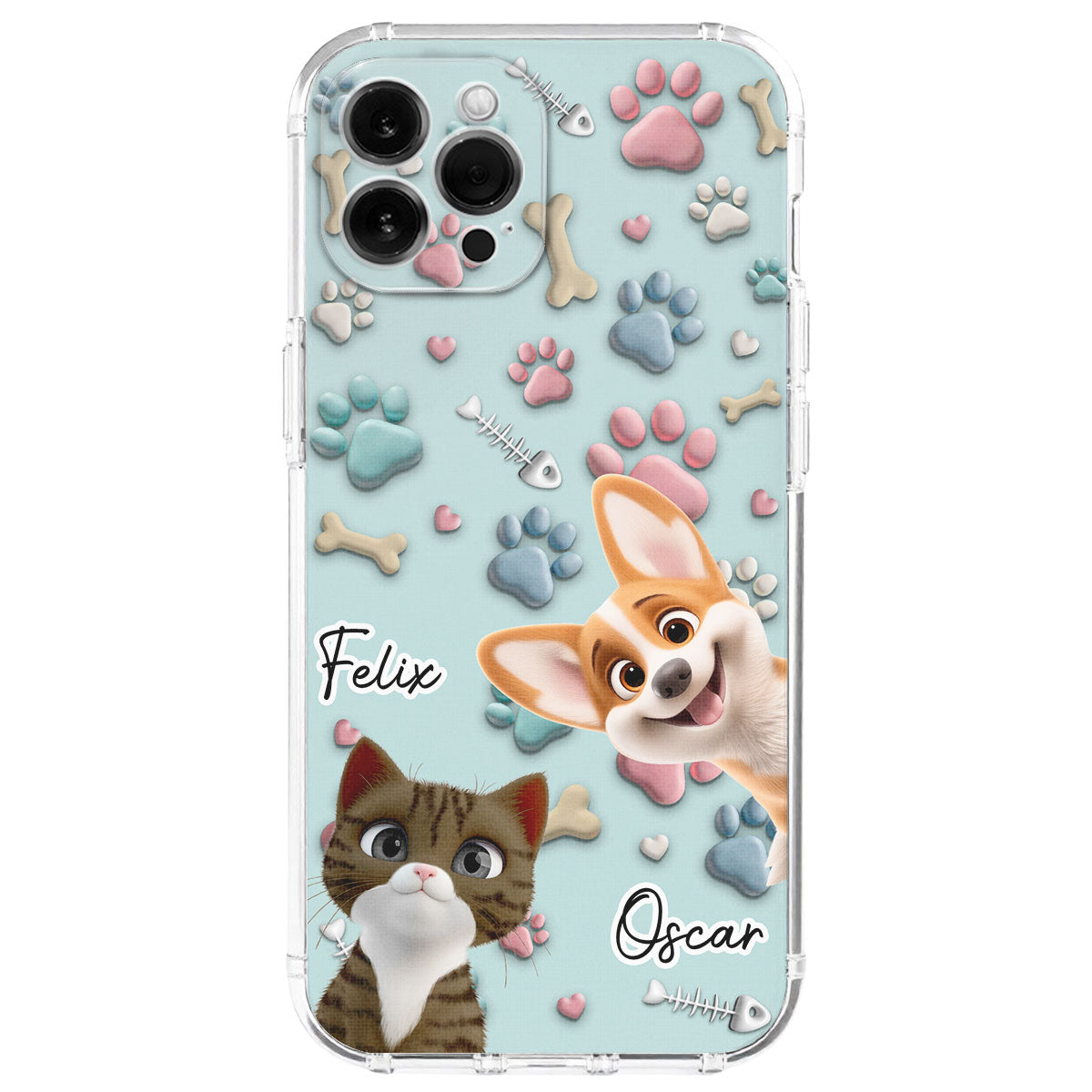 Lovely Pet Cartoon - Personalized Phone Case