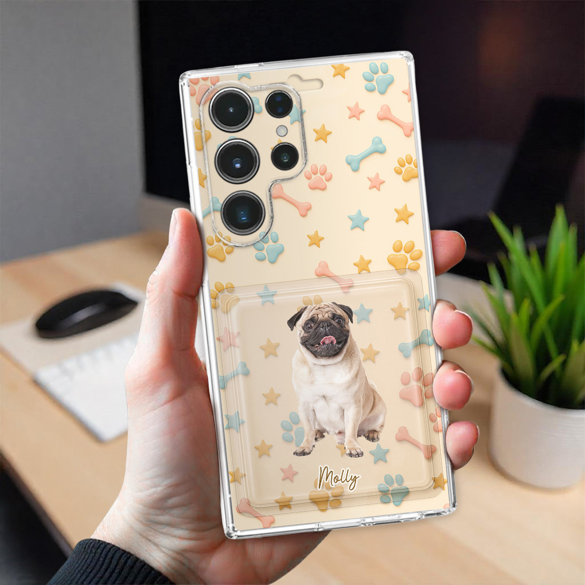 Figures Dog Cartoon Photo - Personalized 3D Inflated Phone Case
