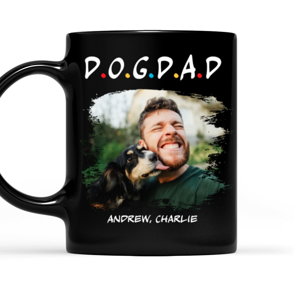 Custom Photo Christmas Birthday Gifts For Dog Dad, Dog Lovers • A Dog Parent Photo - Personalized Coffee Mug