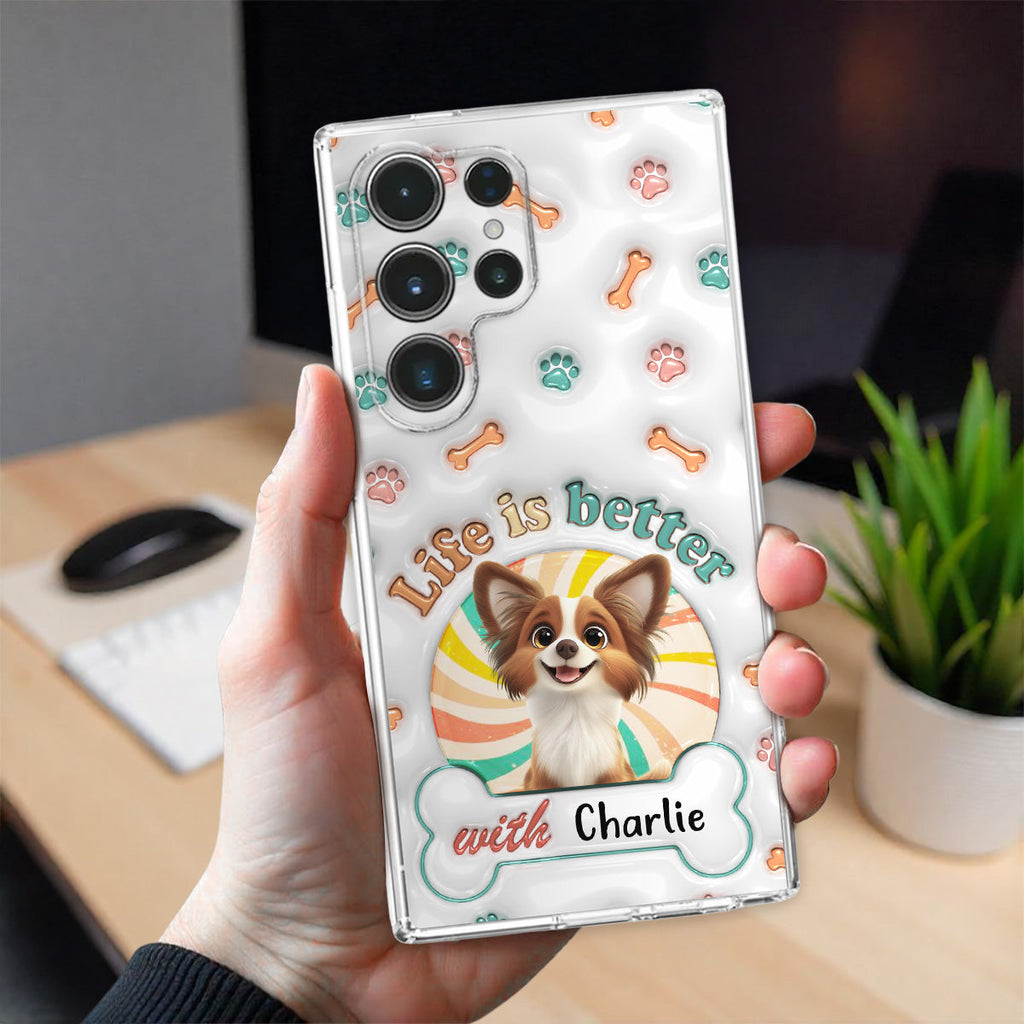 Property Of My Mom - Personalized 3D Inflated Effect Phone Case