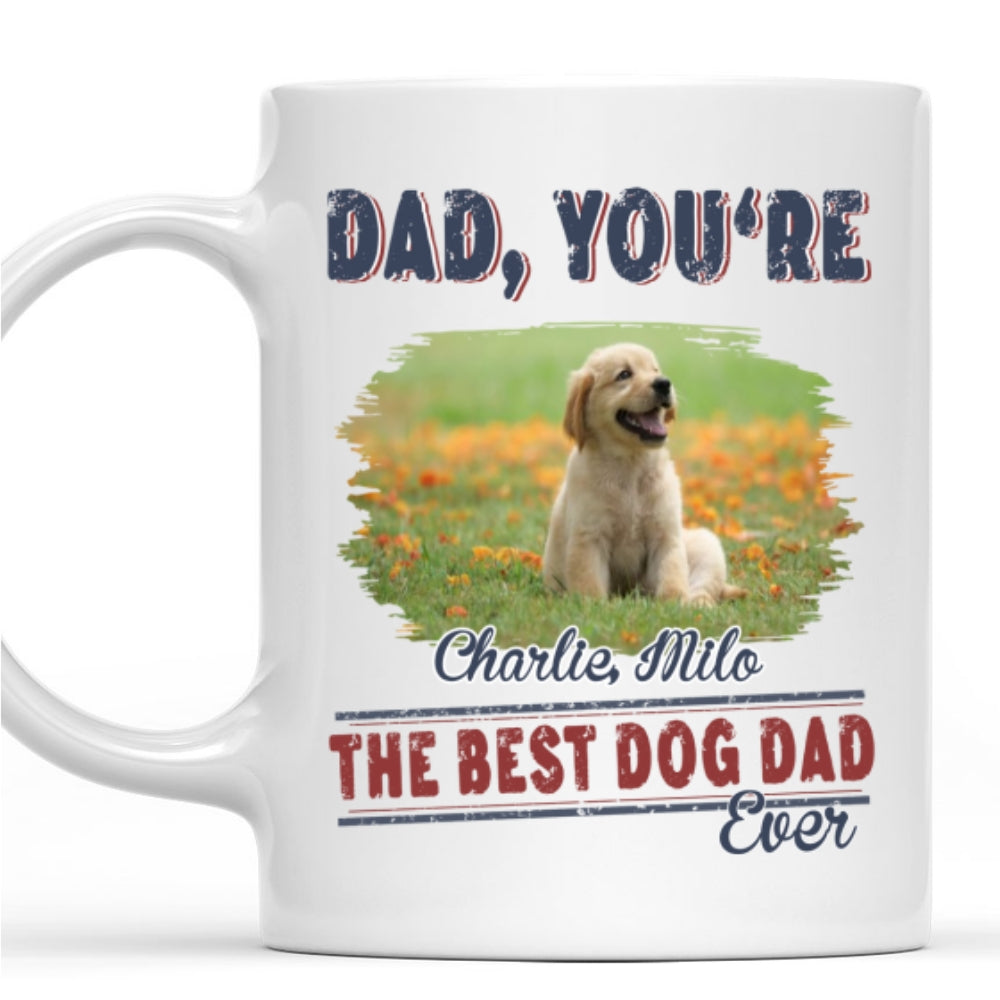 Custom Photo Mother's Father's day Birthday Gifts For Dog Lovers • No Returns Photo - Personalized Coffee Mug