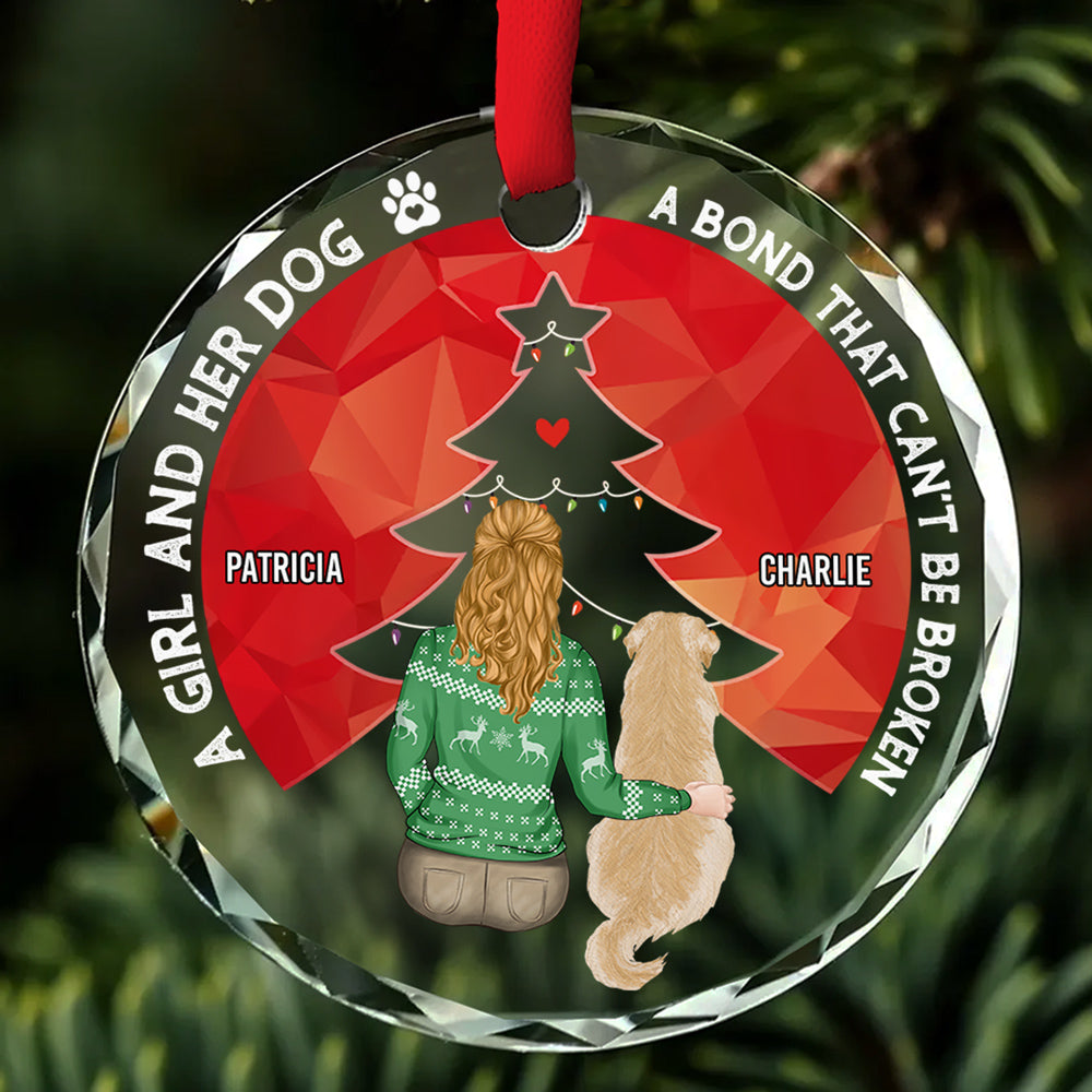 You Are Always In My Heart - Personalized Glass Ornament