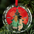You Are Always In My Heart - Personalized Glass Ornament
