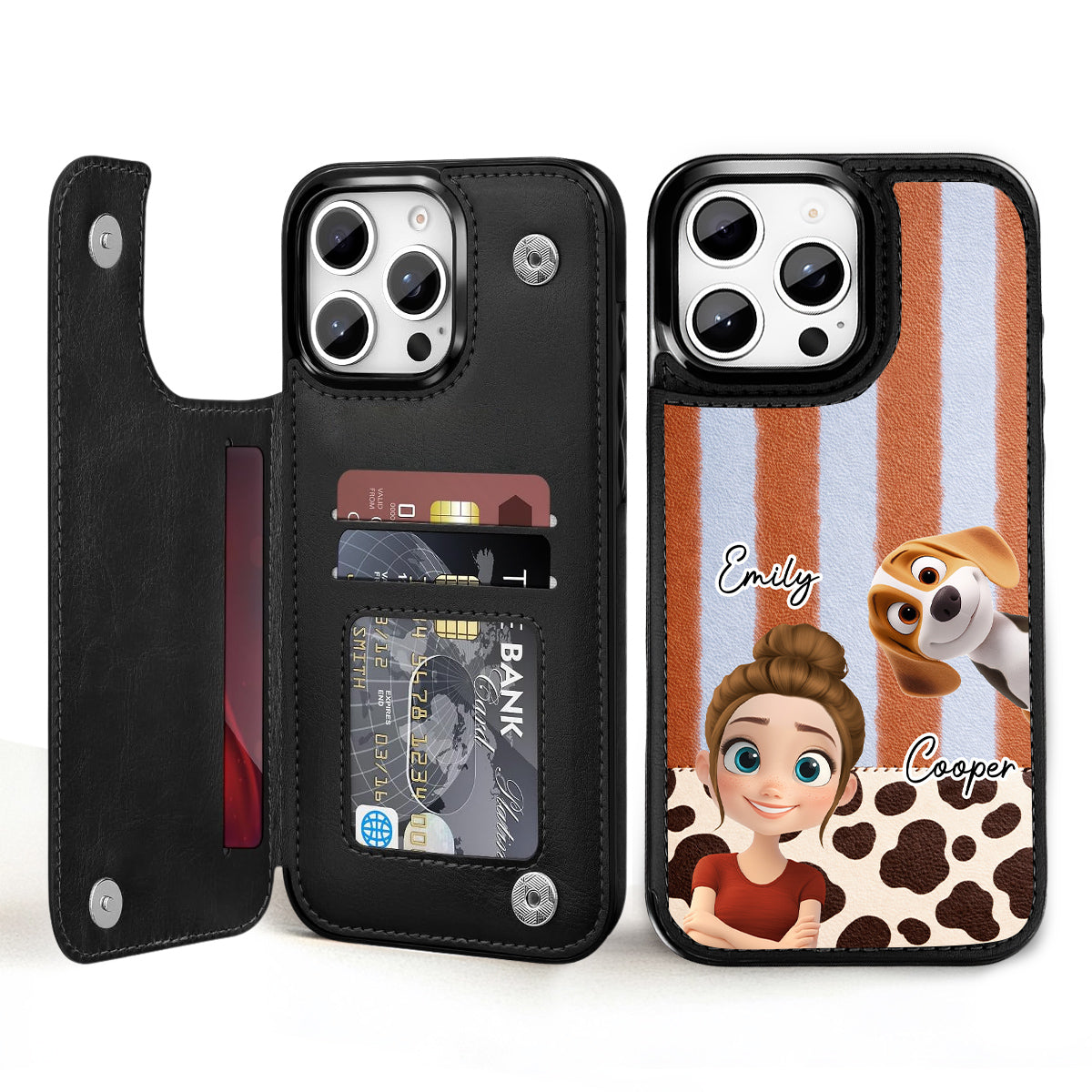 The Mom They Need - Personalized Leather Phone Case