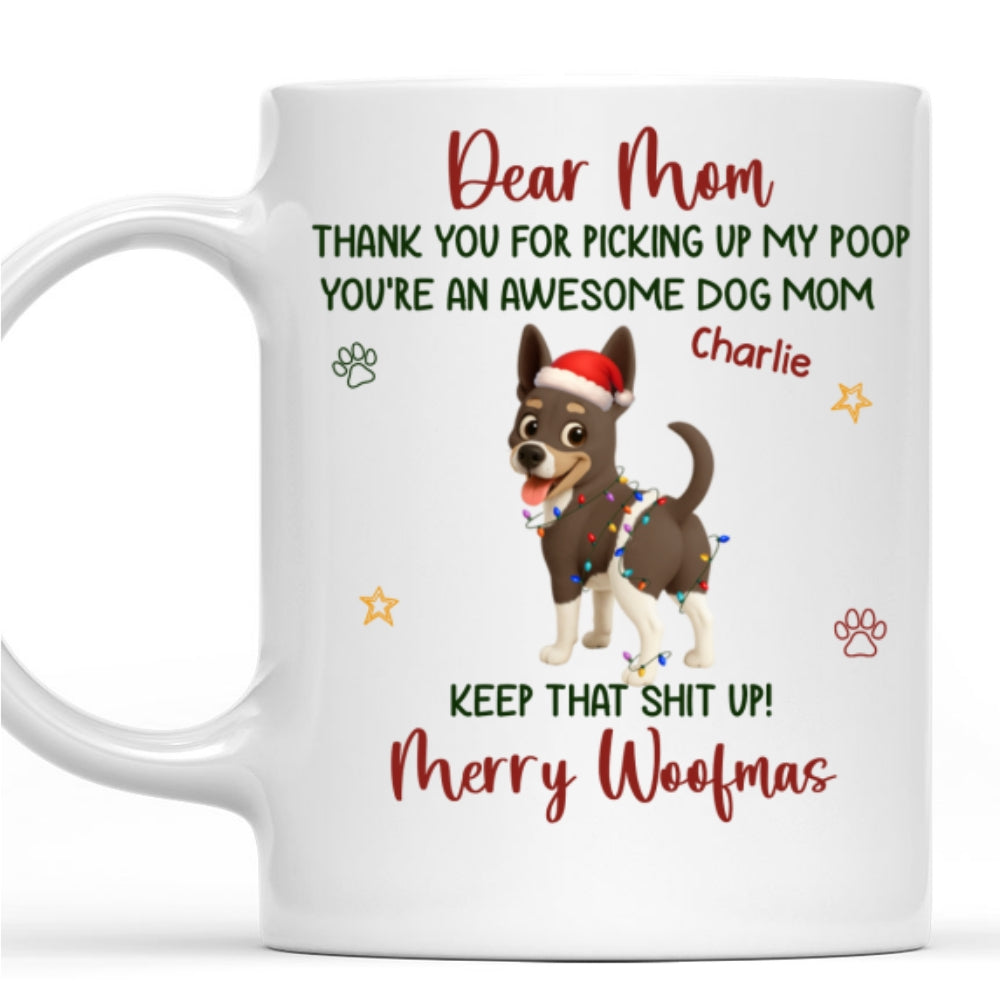 Custom Christmas Birthday Gifts For Dog Lovers • Awesome Dog Parent - Personalized Coffee Mug