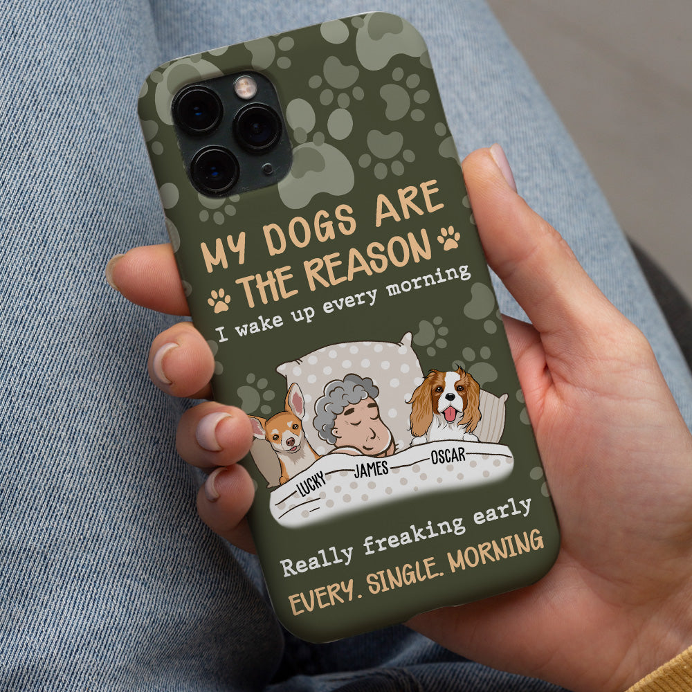 My Dog Is The Reason - Personalized Phone Case