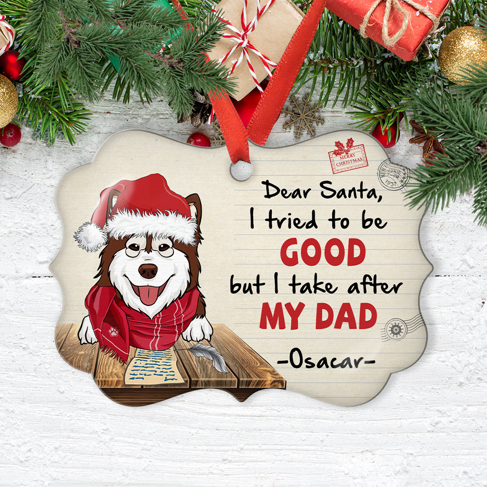 Tried To Be Good - Personalized Aluminum Ornament