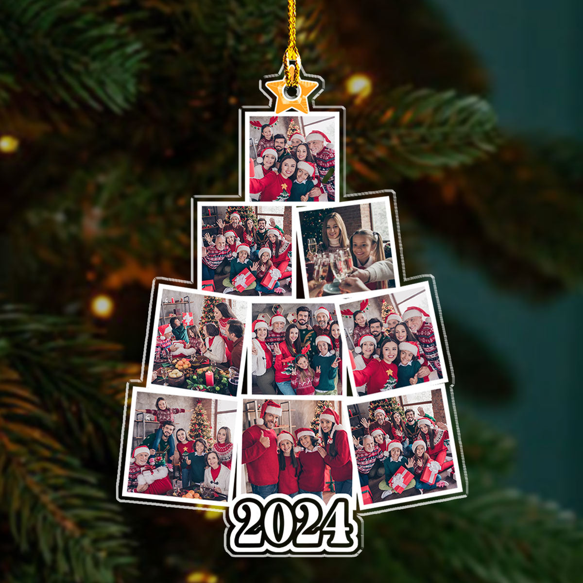 Photo Christmas Tree - Personalized Acrylic Ornament