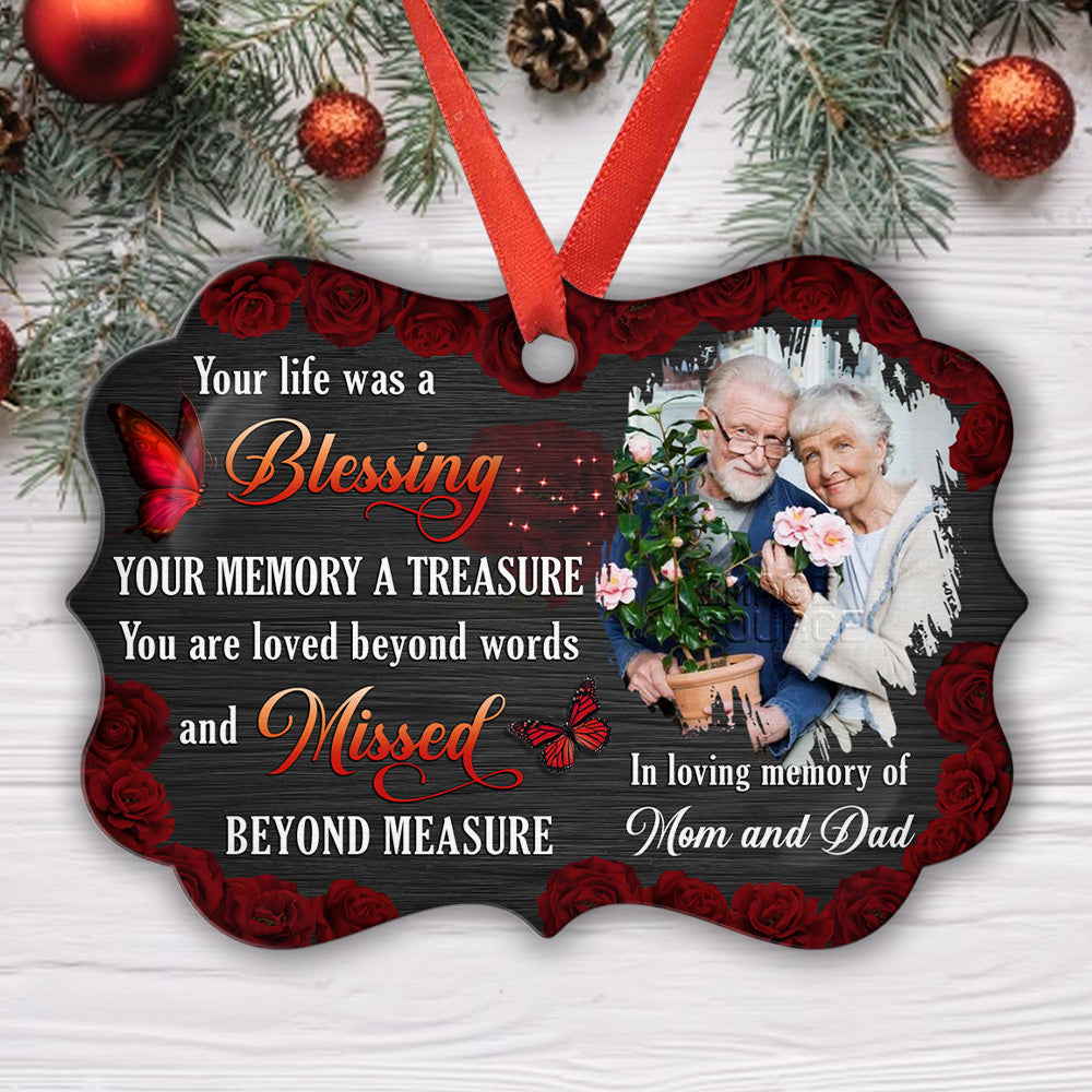 Missed Beyond Measure - Personalized Aluminum Ornament