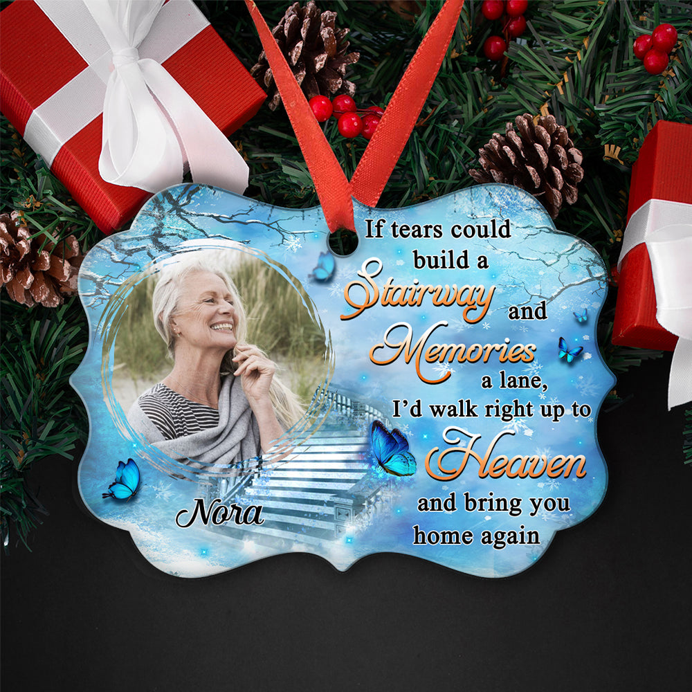 Up To Heaven - Personalized Aluminum Ornament