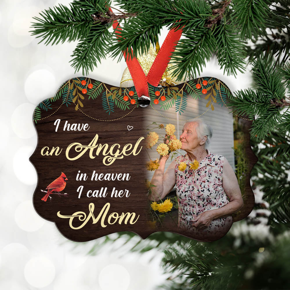 An Angel In Heaven - Personalized Aluminum Ornament