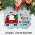 Custom Christmas Decor Home Birthday Gifts For Cat Lovers • Santa Claws - Personalized Aluminum Ornament
