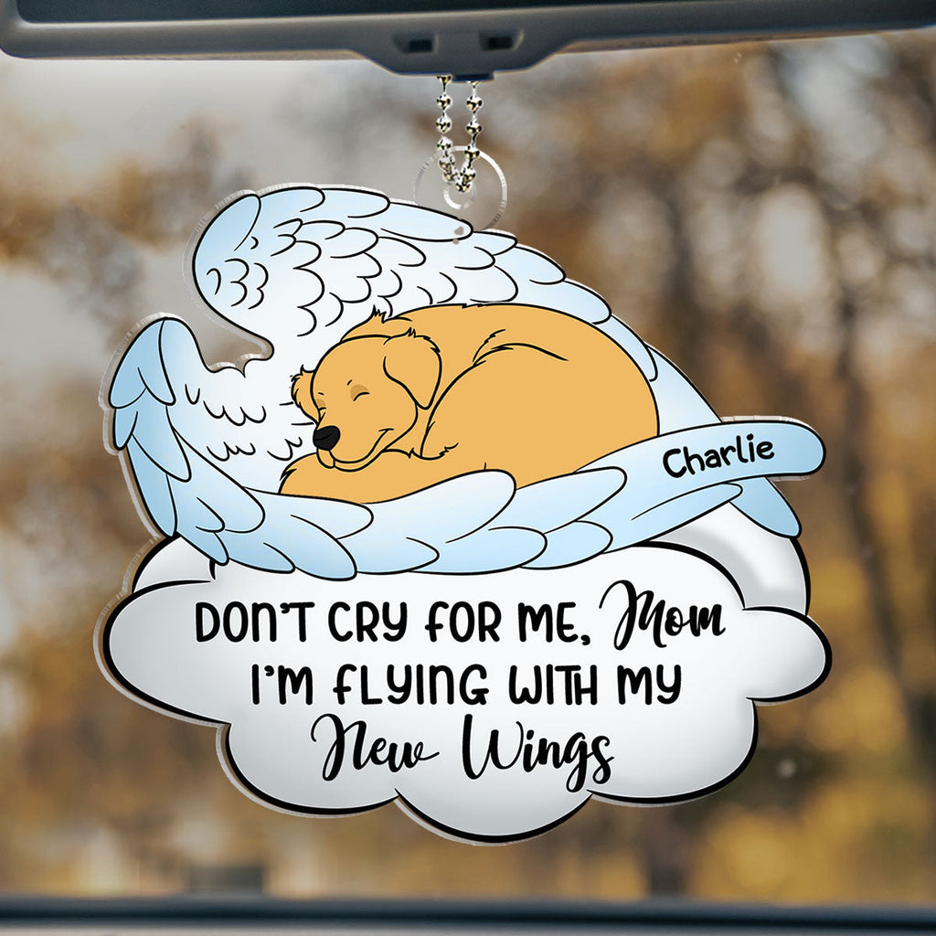 No Need To Cry For Me -  Personalized Acrylic Car Ornament