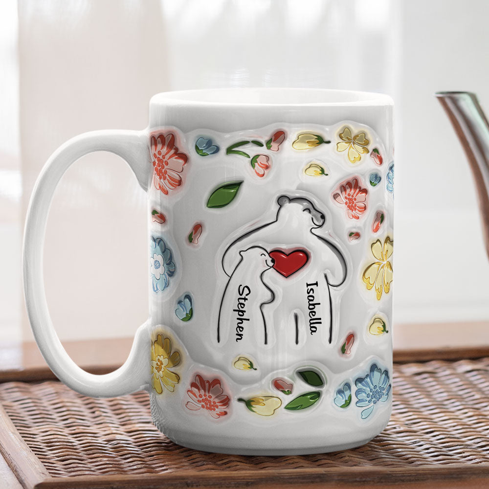 Mama Bear - Personalized 3D Inflated Effect Mug