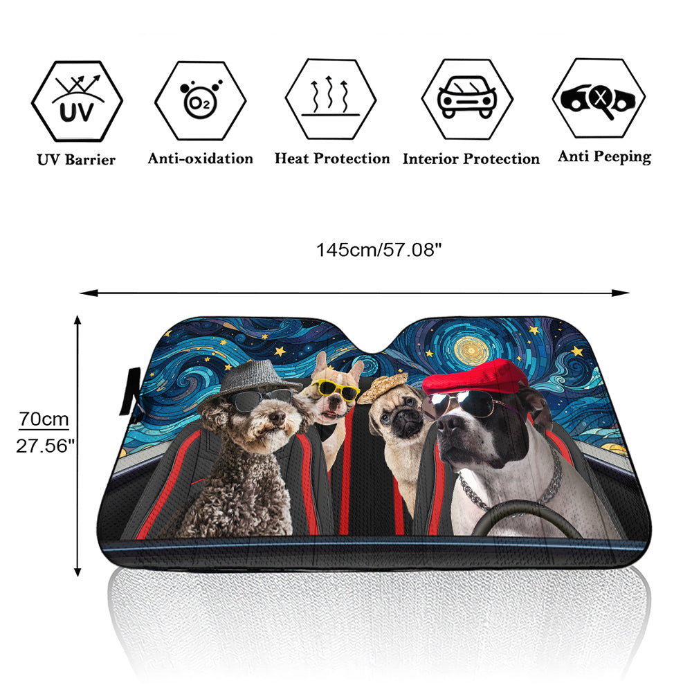 Let Adventures Fill Your Soul - Personalized Car Sunshade