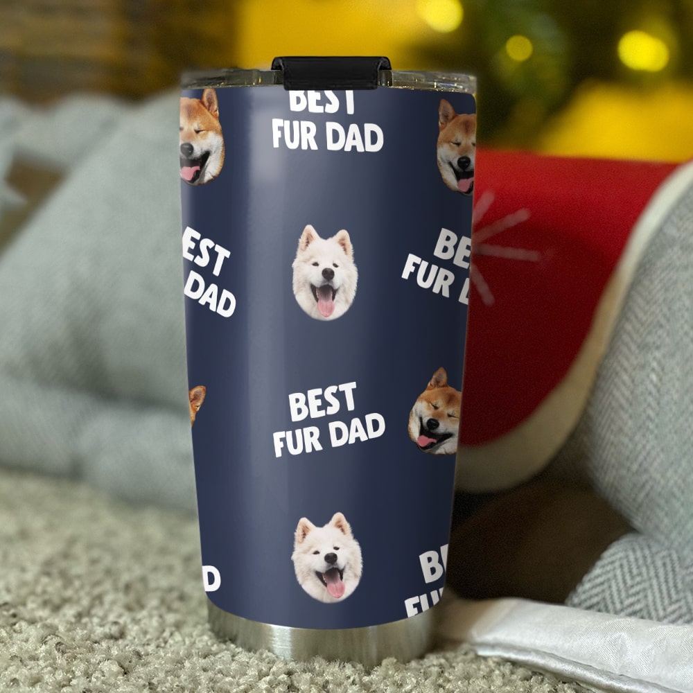 Custom Mother's day Birthday Gifts For Cat Mom, Cat Lovers • Best Mom Dad Pet Face - Personalized Tumbler