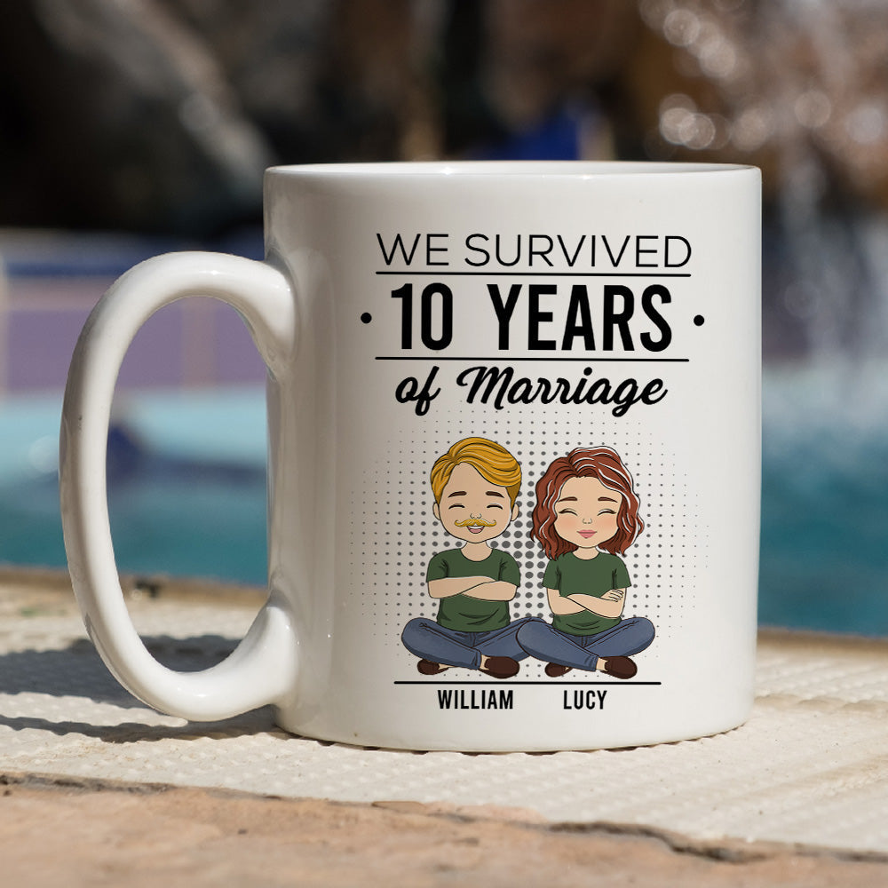 We Survived - Personalized Coffee Mug