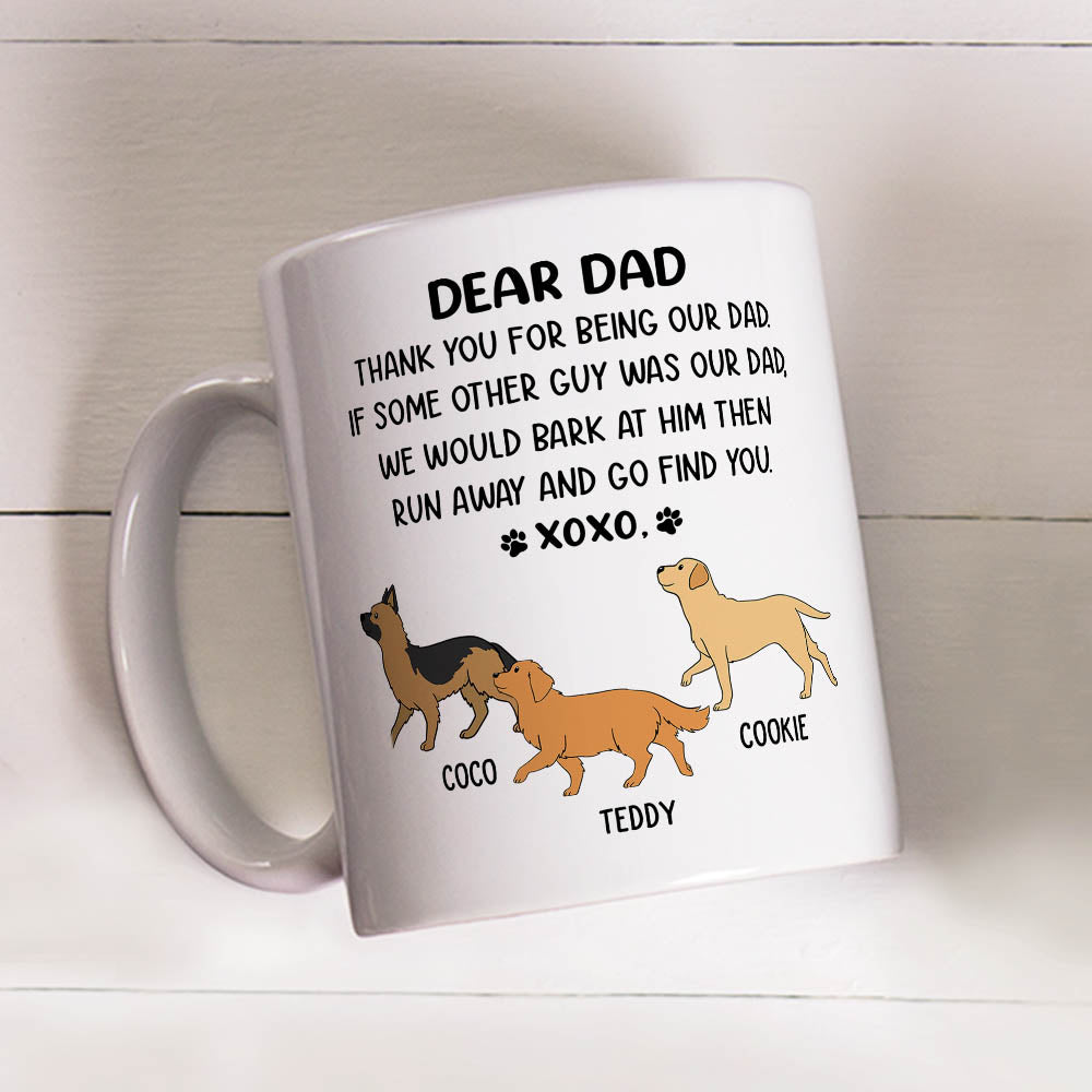Custom Christmas Birthday Gifts For Dog Lovers • Dear Mom Xoxo - Personalized Coffee Mug