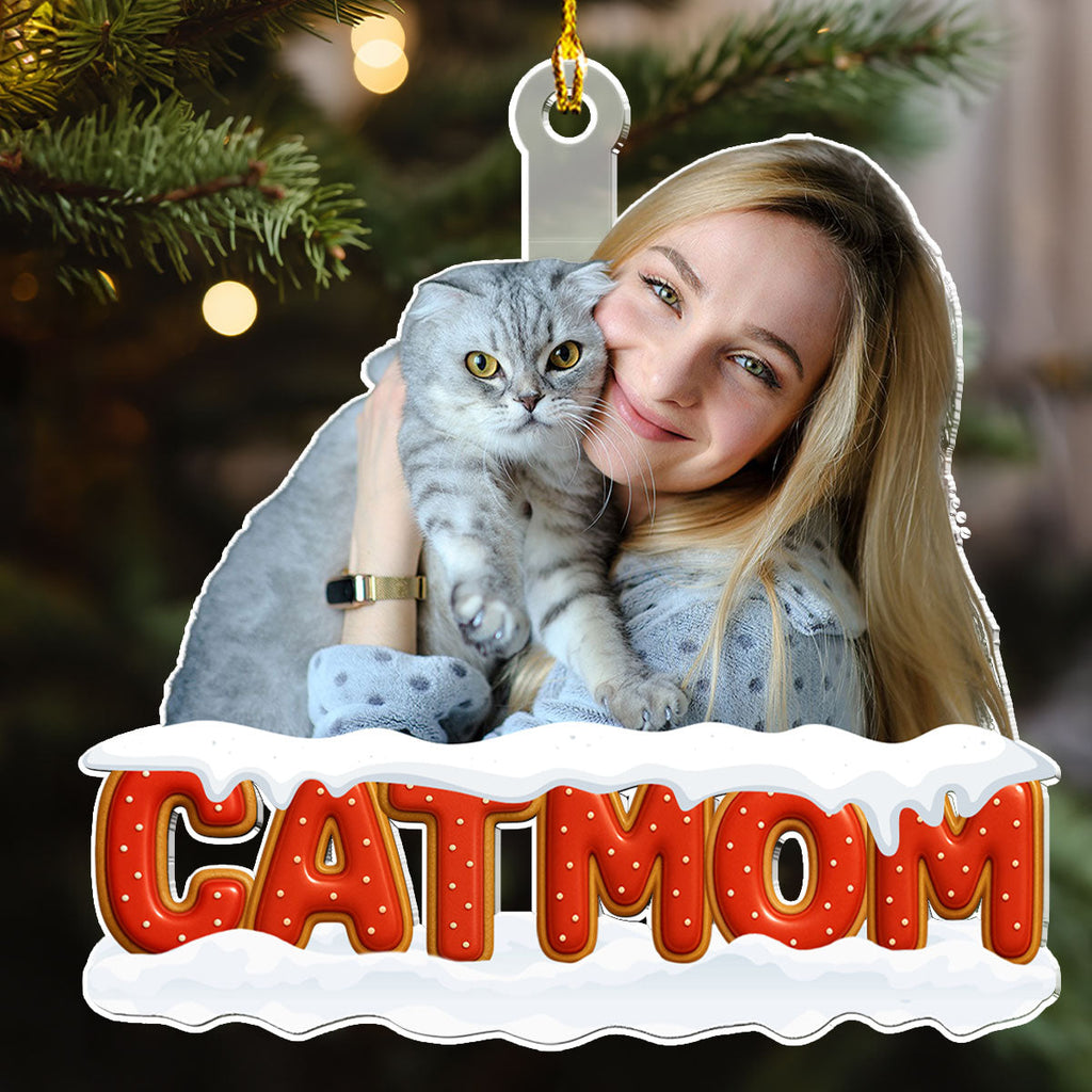Custom Christmas Decor Home Birthday Gifts For Cat Lovers • Our Unbroken Bond Cat Ver Photo - Personalized 3D Effect Acrylic Ornament