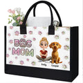 Dog Mom Lovely Chibi - Personalized 3D Inflated Effect Canvas Tote Bag