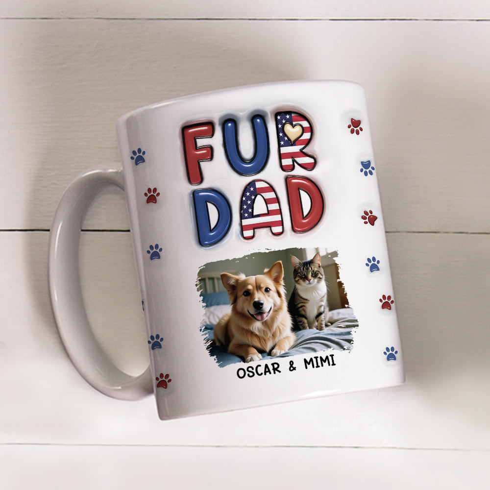 Custom Photo Christmas Birthday Gifts For Pet Lovers • My Lovely Pet Photo - Personalized 3D Inflated Effect Mug