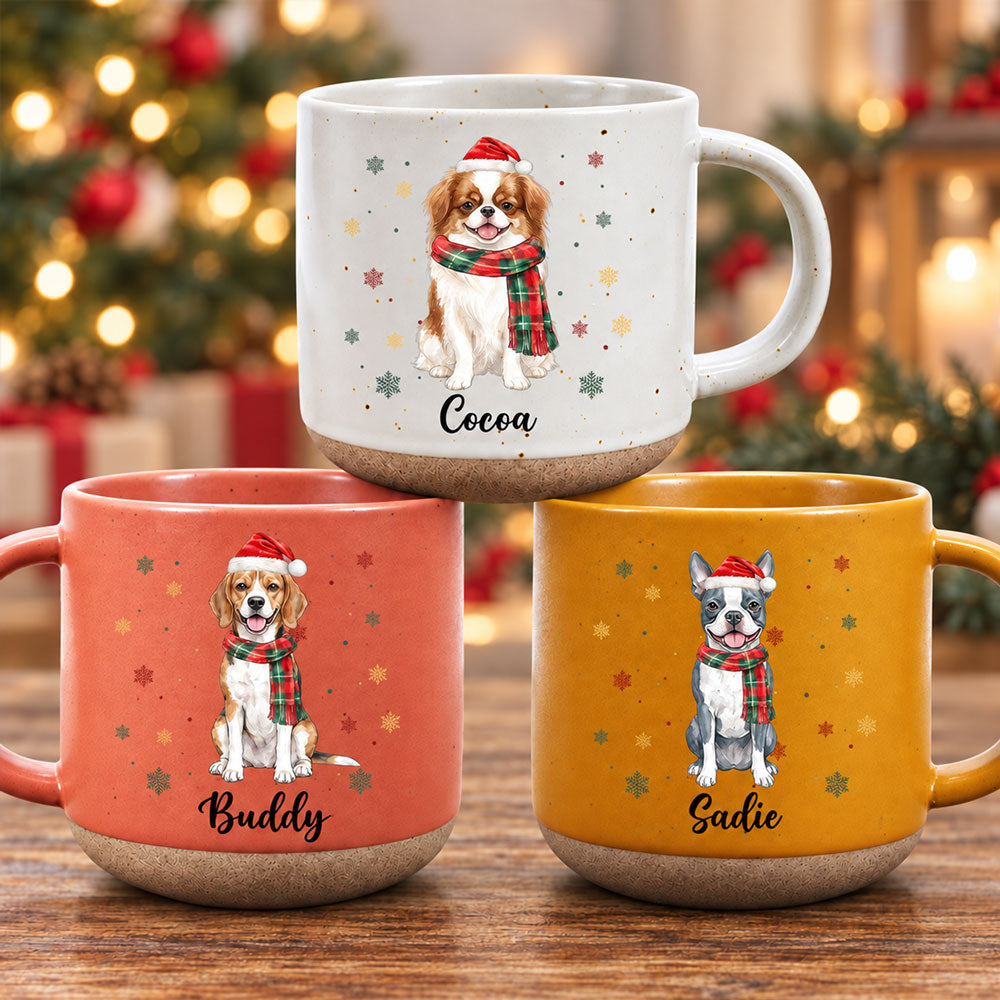 Merry Paws - Personalized Pottery Mug