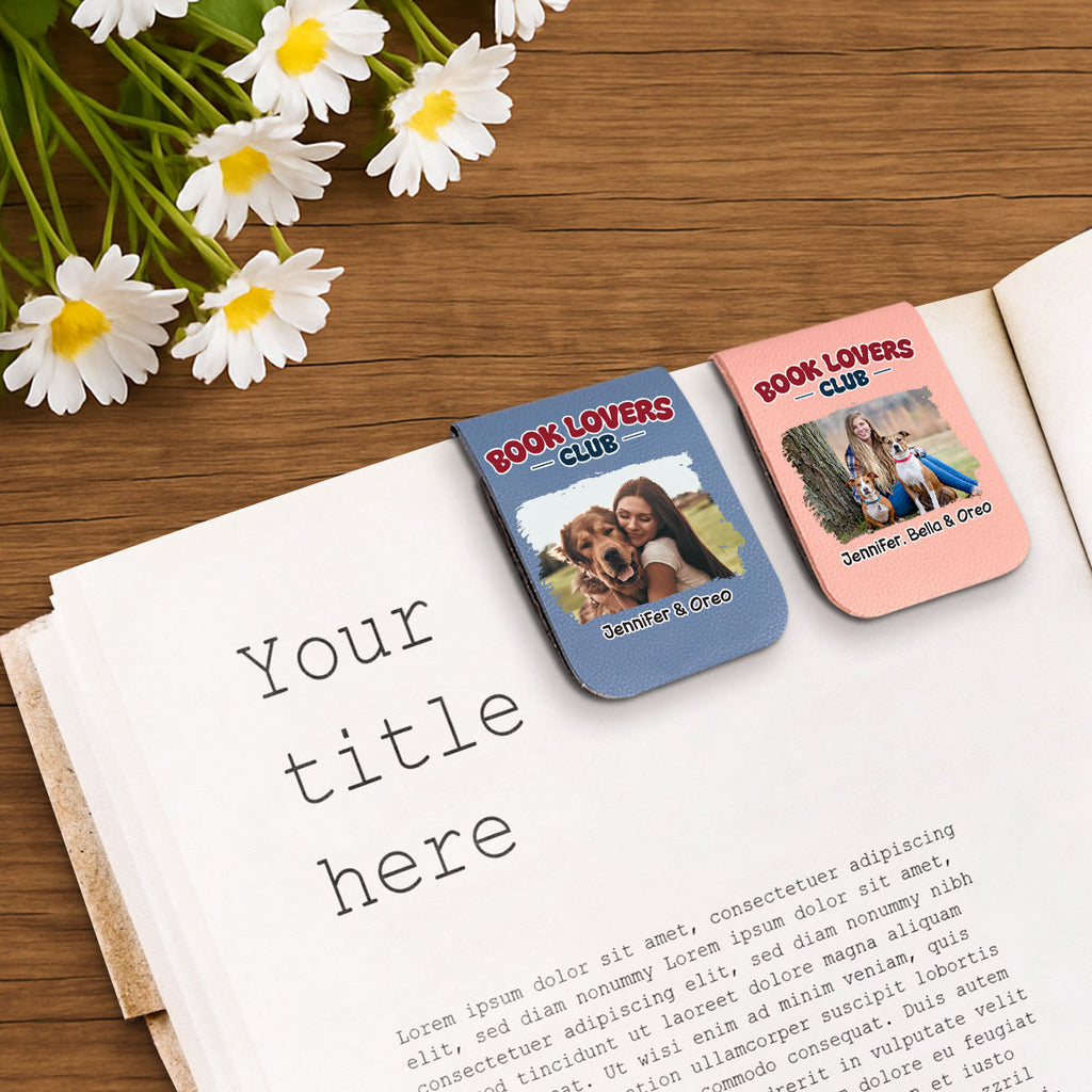 A Club Full Of Book Worms Photo - Personalized Leather Bookmark