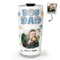Custom Photo Christmas Birthday Gifts For Dog Dad, Dog Lovers • My Baby On Top Of All Version 2 Photo - Personalized 3D Inflated Effect Tumbler