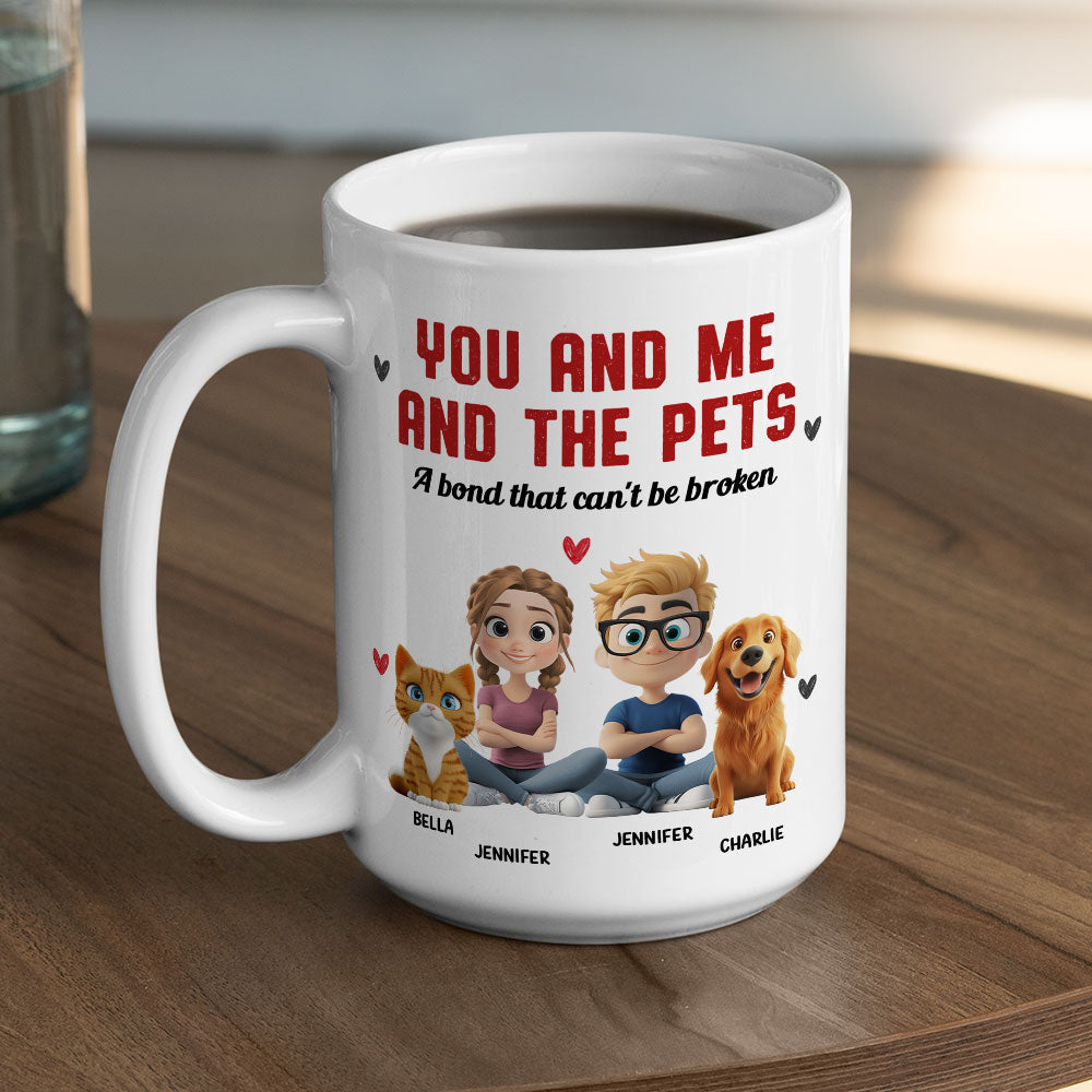 Custom Christmas Birthday Gifts For Pet Lovers • You Me And Us - Personalized Coffee Mug