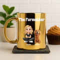 Custom Christmas Birthday Gifts For Pet Mom, Pet Lovers • Pet Mom Luxury - Personalized Metallic Mug