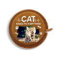 Cat Kisses Photo - Personalized Leather Tape Measure