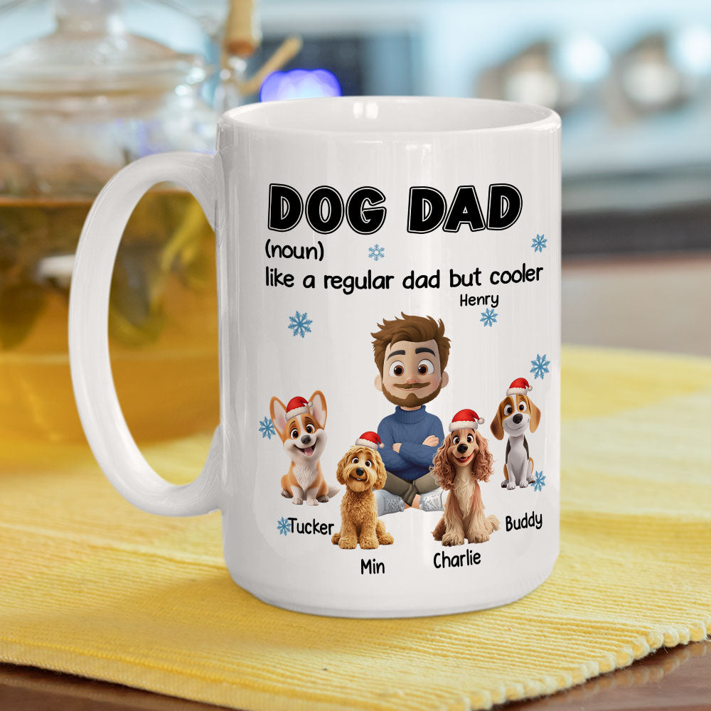 Custom Christmas Birthday Gifts For Dog Lovers • But Cooler - Personalized Coffee Mug